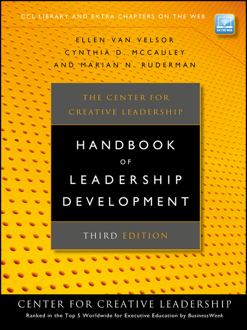Cover image for The Center for Creative Leadership Handbook of Leadership Development